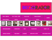 Tablet Screenshot of decorator.com.pl